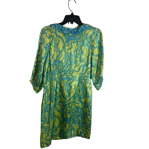 Lilly Pulitzer Slik Embroidered Tunic Dress Size 2 Women's - Picture 2 of 10